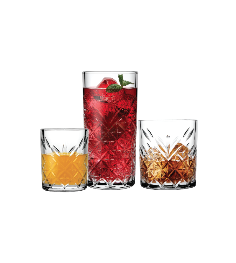Pasabahce Set De 4 Verres à Long Drink Timeless Line 45cl