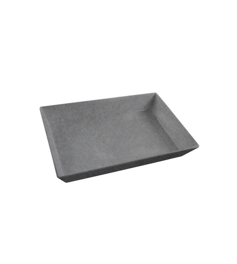 Jab Melamine 350x250x70mm Rectangular Deli Dish Concrete