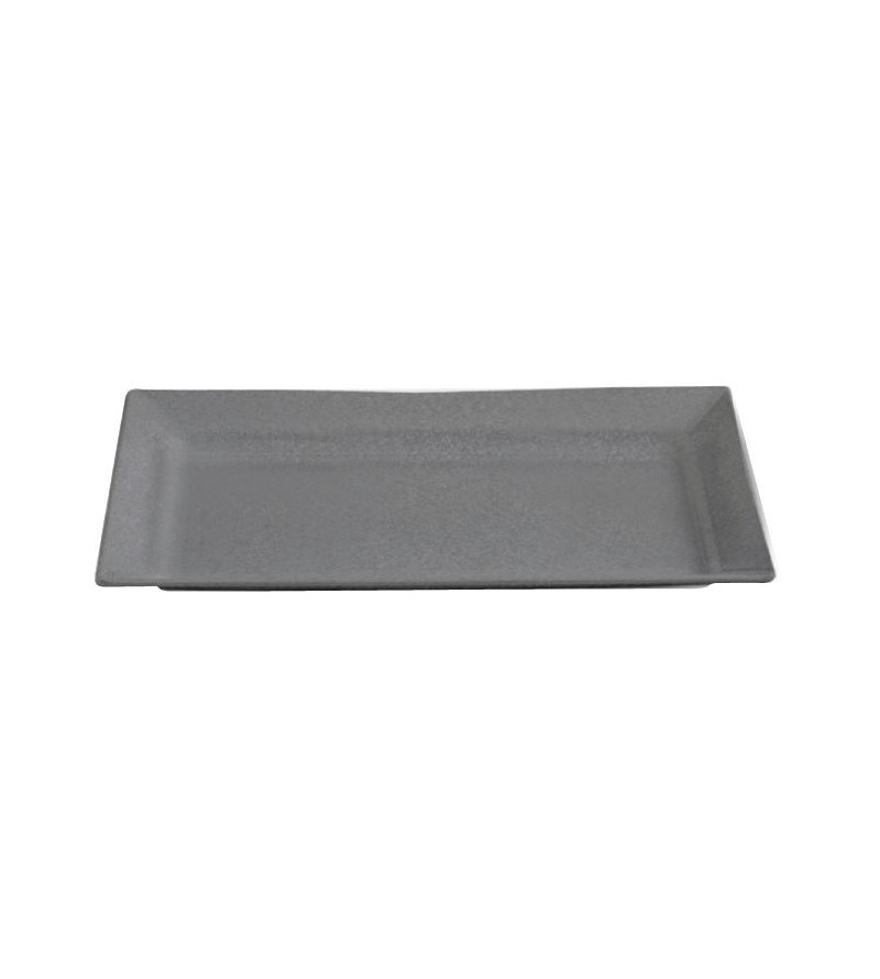 Jab Melamine 440x270x37mm Rectangular Platter Concrete