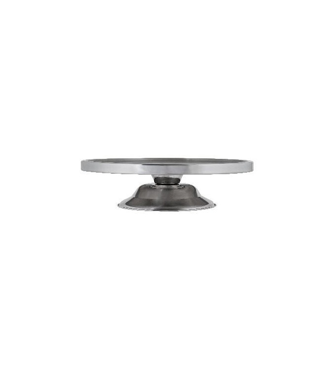 Trenton 330mm Cake Stand Low Profile Stainless Steel