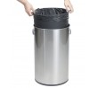 Compass 60L Stainless Steel Urban Open Top Bin