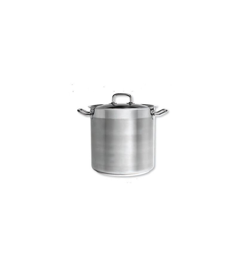 Chef Inox 6.25L Professional Stockpot 200x200mm w/Lid