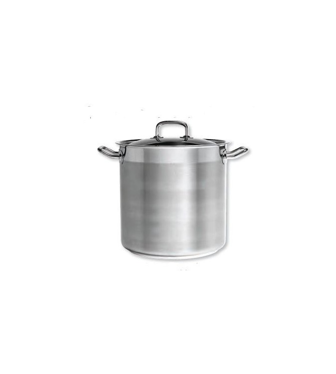 Chef Inox 6.25L Professional Stockpot 200x200mm w/Lid