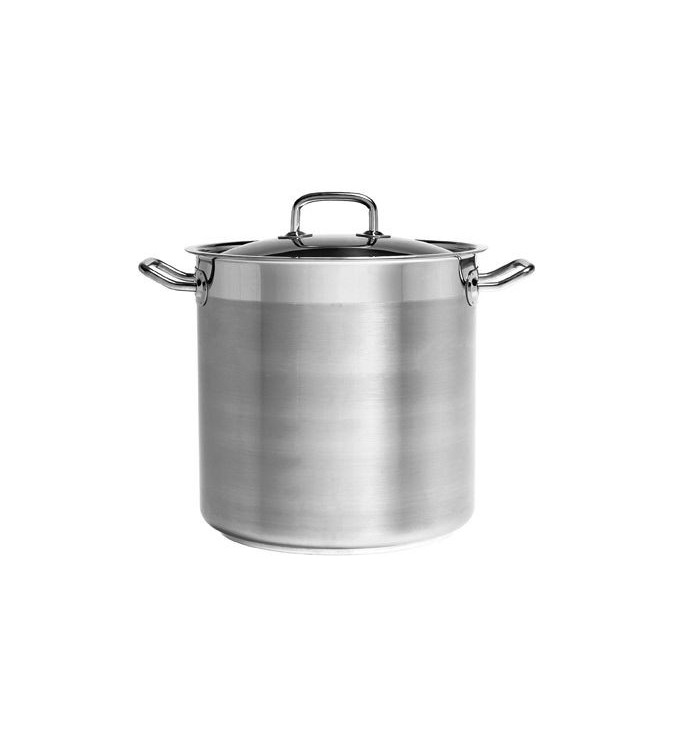 Chef Inox 9L Professional Stockpot 240x200mm w/Lid