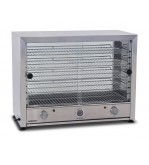 Roband Pie Warmer 100 pies w/ Glass Door Both Sides & Internal Light