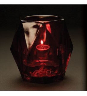 Pure Light Candle Holder Mondo Red