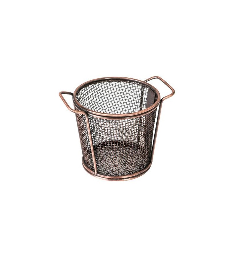 Moda Brooklyn 118 x 90mm Antique Copper Round Service Basket (6)