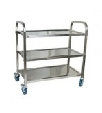 Trolley 855x535x940mm 3-Shelf Extra Heavy Duty Stainless Steel