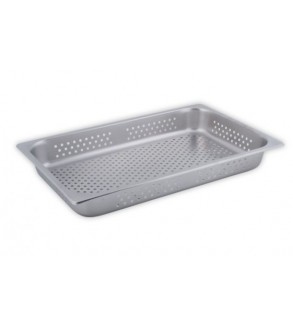Gastronorm 1/1 Size Perforated Steam Pan Stainless Steel