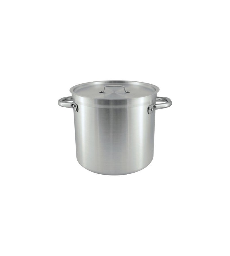 Chef Inox 12L Premier Aluminium Stock Pot w/Lid 250x240mm