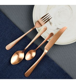 Trenton Miami Matt Copper Dessert Spoon