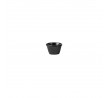 Ryner Melamine 45ml Ramekin 63x40mm Black Flutted