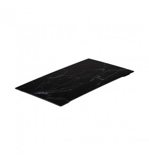 Display Serve 530x325mm Rectangular Platter Black Marble Ryner Melamine (3)