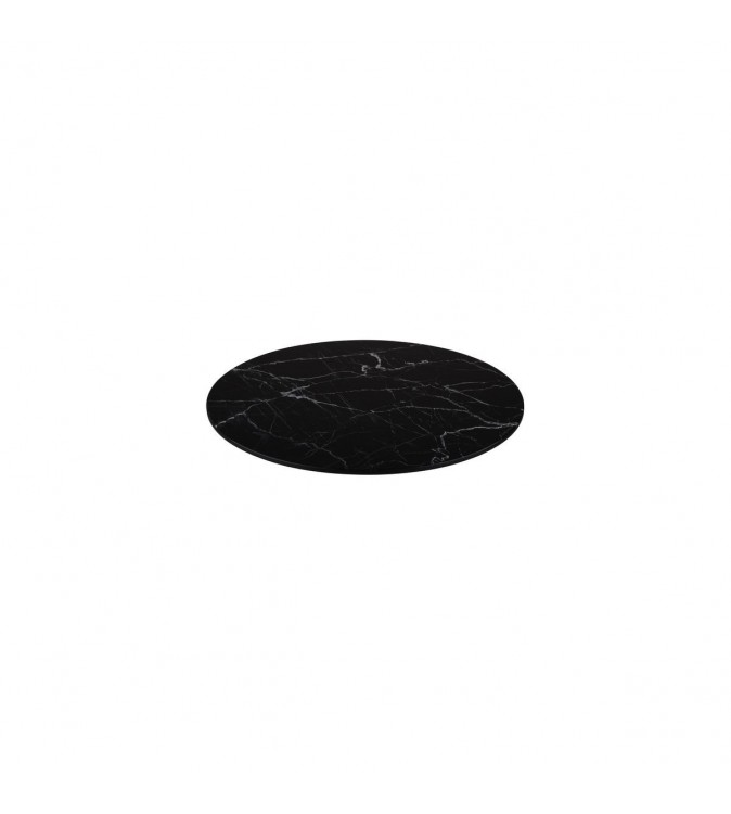 Display Serve 330mm Round Platter Black Marble Ryner Melamine (3)