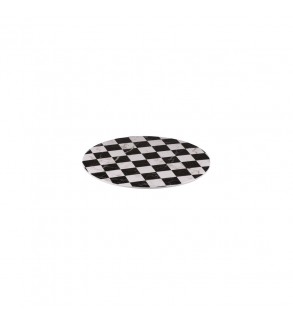 Display Serve 330mm Round Platter Checkerboard Marble Ryner Melamine (3)