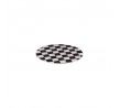 Display Serve 330mm Round Platter Checkerboard Marble Ryner Melamine (3)