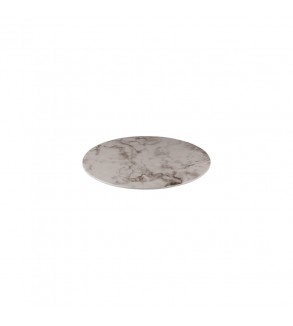 Display Serve 330mm Round Platter White Marble Ryner Melamine (3)