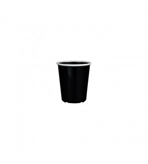 Evoke 85x95mm / 295ml Cup Black with White Rim Ryner Melamine (12)