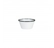 Evoke 125 x 65mm / 475ml Round Bowl White with Black Rim Ryner Melamine (12)