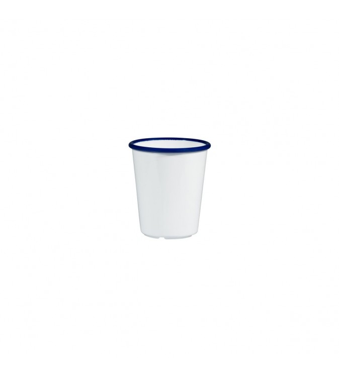 Evoke 85 x 95mm / 290ml Cup White with Blue Rim Ryner Melamine (12)