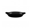 Churchill 380ml / 232x125mm Oval Gratin Cookware Black