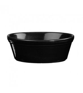 Oval Pie Dish 152 x 113mm / 450ml Black Churchill Cookware (12)