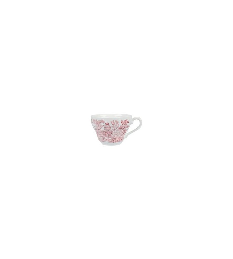 Churchill 198ml Tea / Coffee Cup Vintage Prints Willow Cranberry