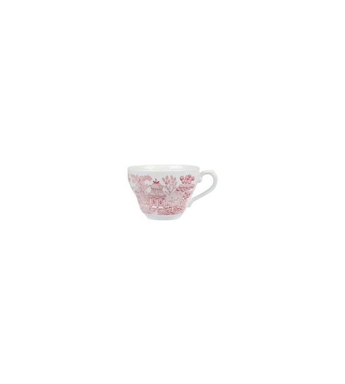 Churchill 198ml Tea / Coffee Cup Vintage Prints Willow Cranberry