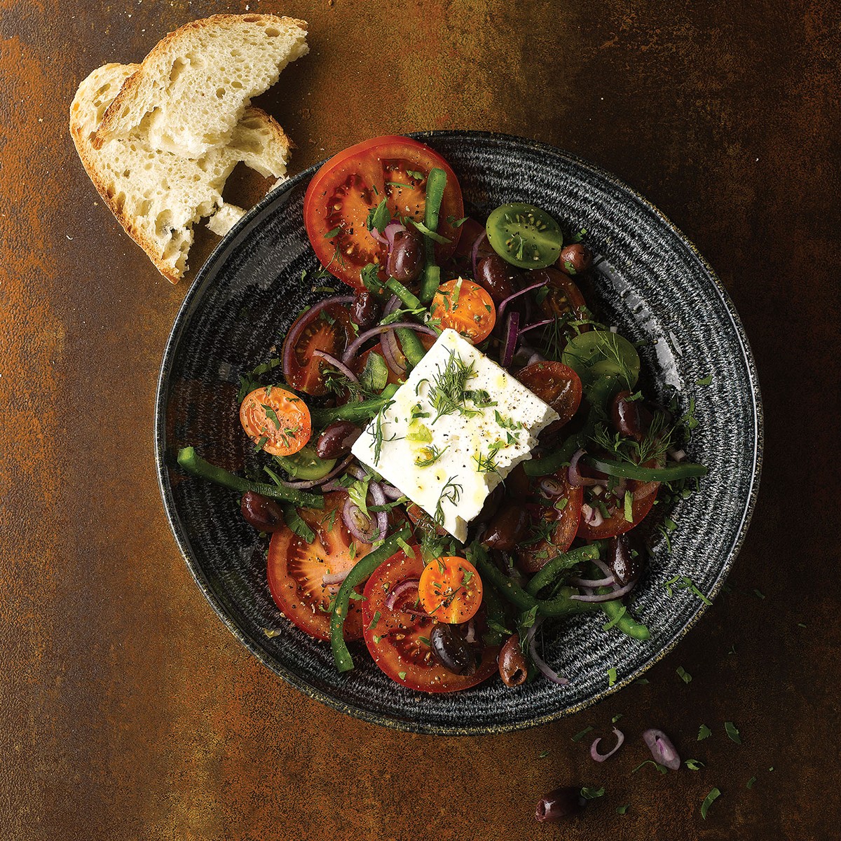 Homespun Charcoal Black